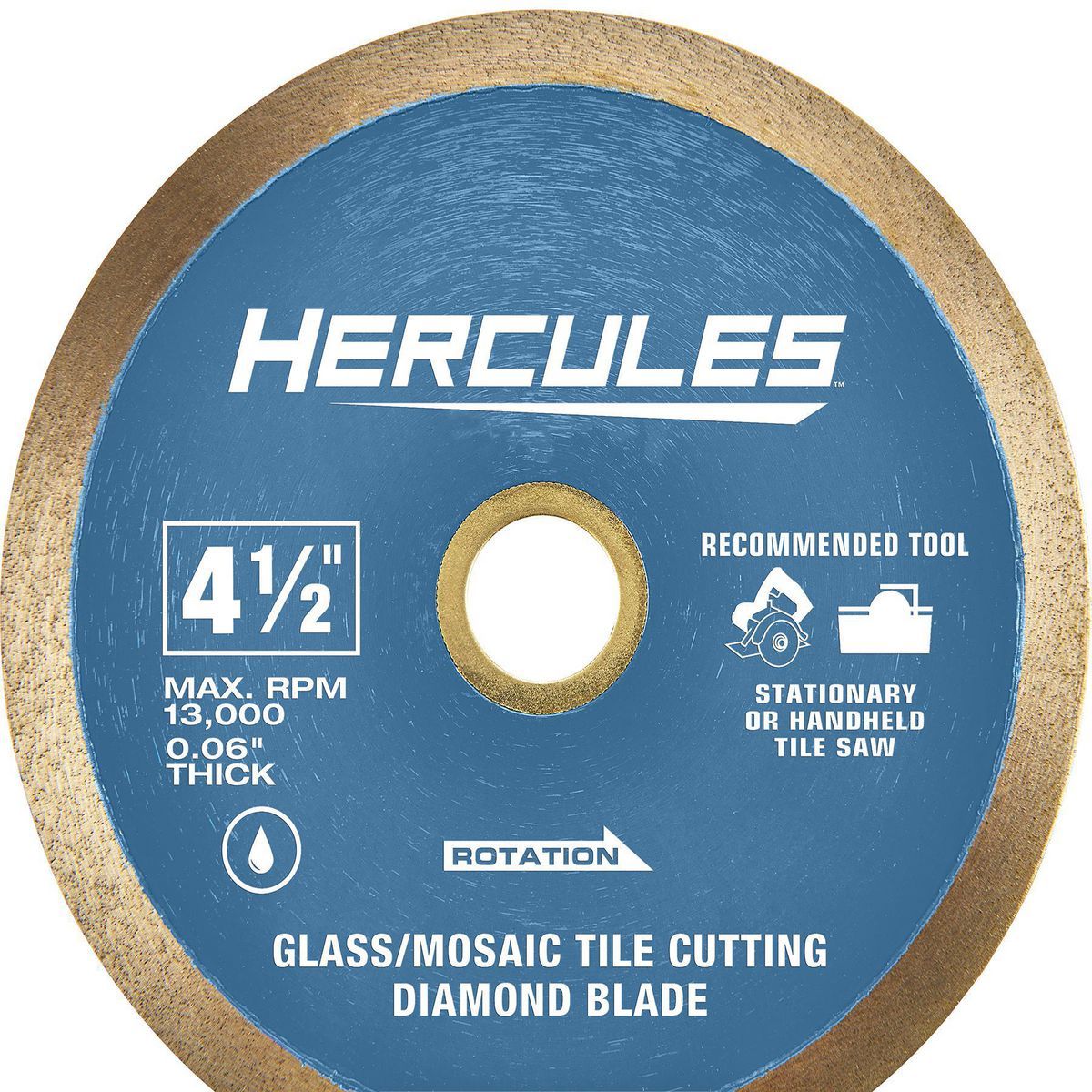 4-1/2 in. Glass and Mosaic Tile Cutting Diamond Blade N22584