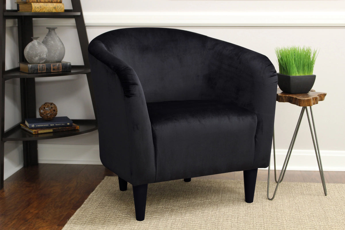 Dove Gray Microfiber Accent Chair U5106
