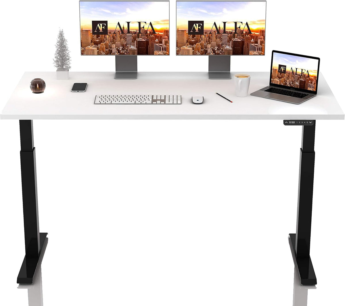Electric Standing Desk with 4 Pre-Set Memory W56510