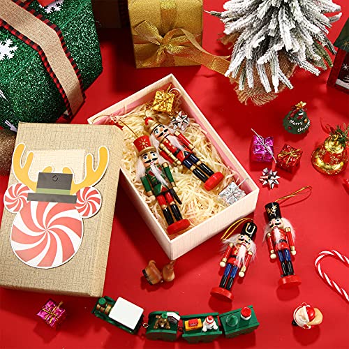 12 Pcs Small Wooden Nutcracker Ornament G867
