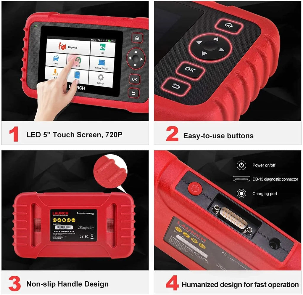 OBD2 Scanner ABS SRS Transmission Check Engine Light Code Reader 8 Reset L747241
