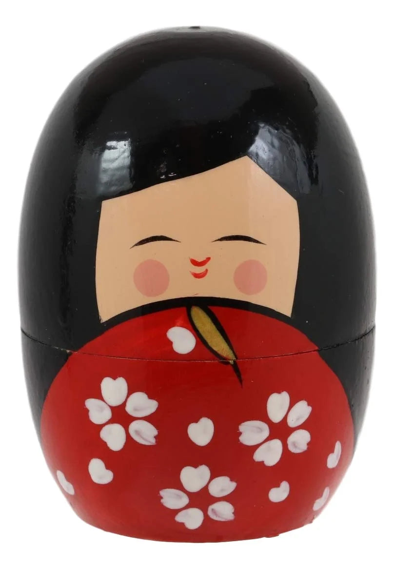 5 Piece Wooden Stacking Matryoshka Nesting Dolls Toy Y94221