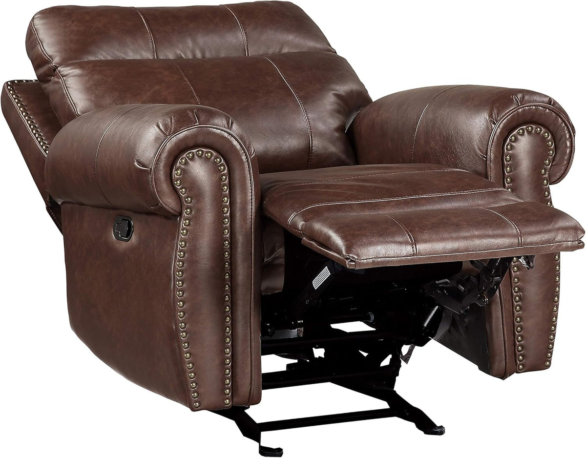Brown Glider Recliner U244