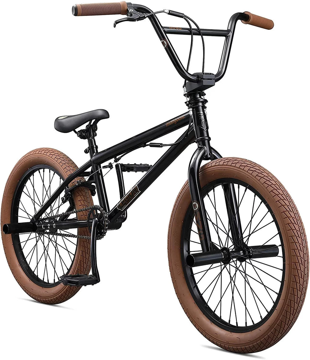 20-Inch Steel Frame Black BMX Bike J92107