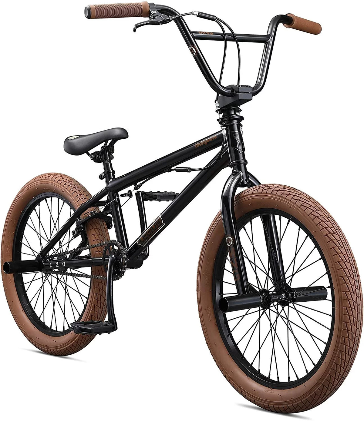 20-Inch Steel Frame Black BMX Bike J92107
