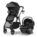 Slate Gray Modular Travel System with Rear-Facing Infant Car Seat V7936
