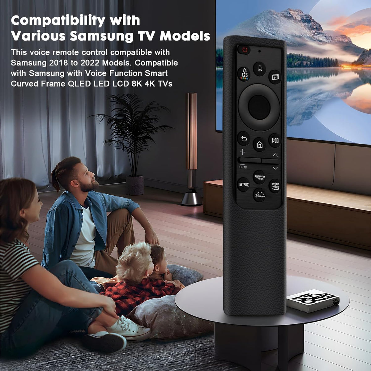 Voice Remote Control Compatible with Samsung Smart TV P192