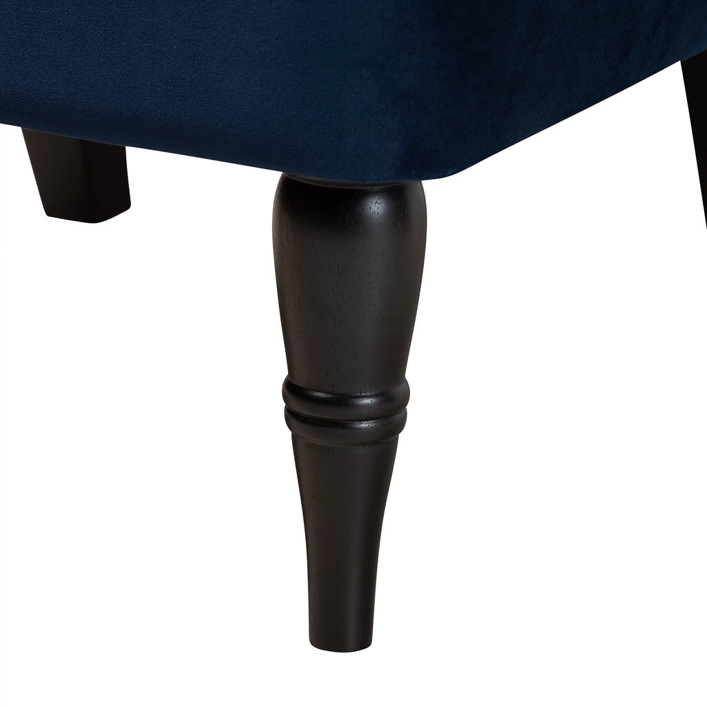 Navy Blue Slipper Chair I19874