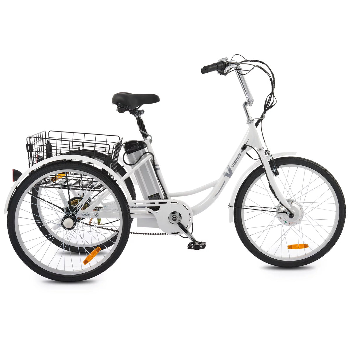 Electric Tricycle 3 Wheel 250W Black T616068