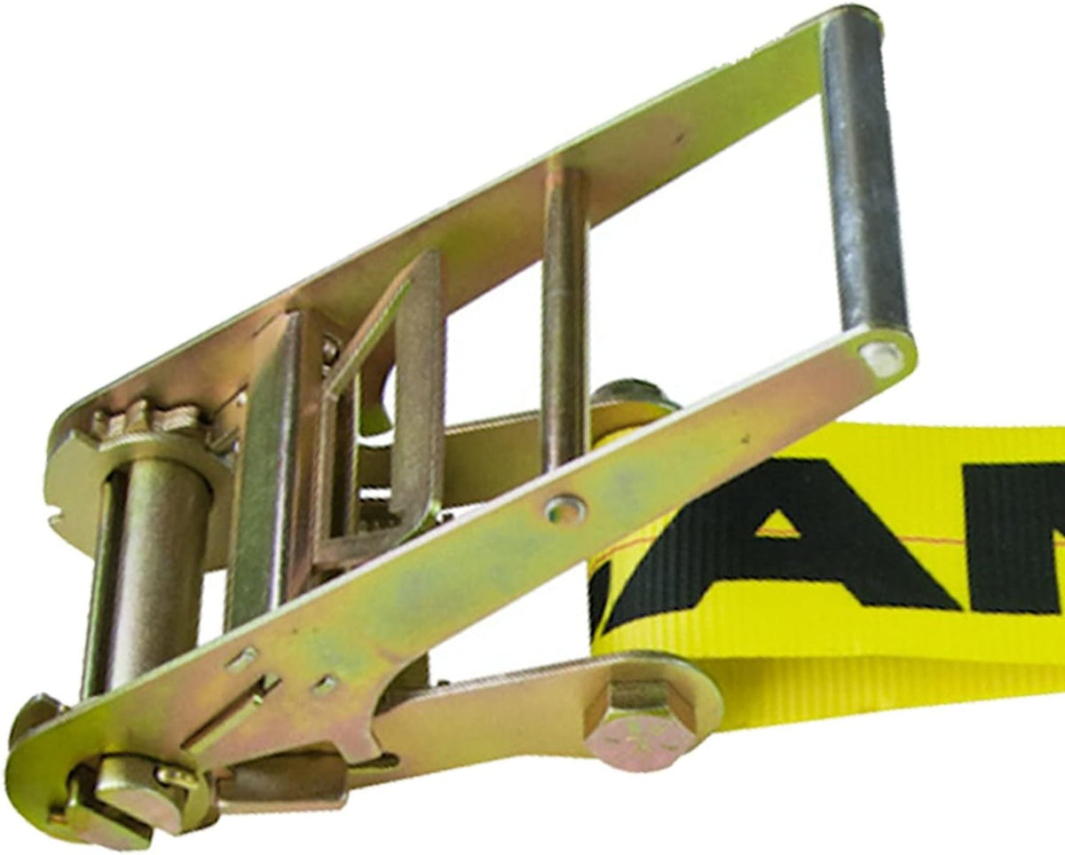4 Inch x 27 Foot 2 Pack Ratchet Strap with Chain Anchors L61494