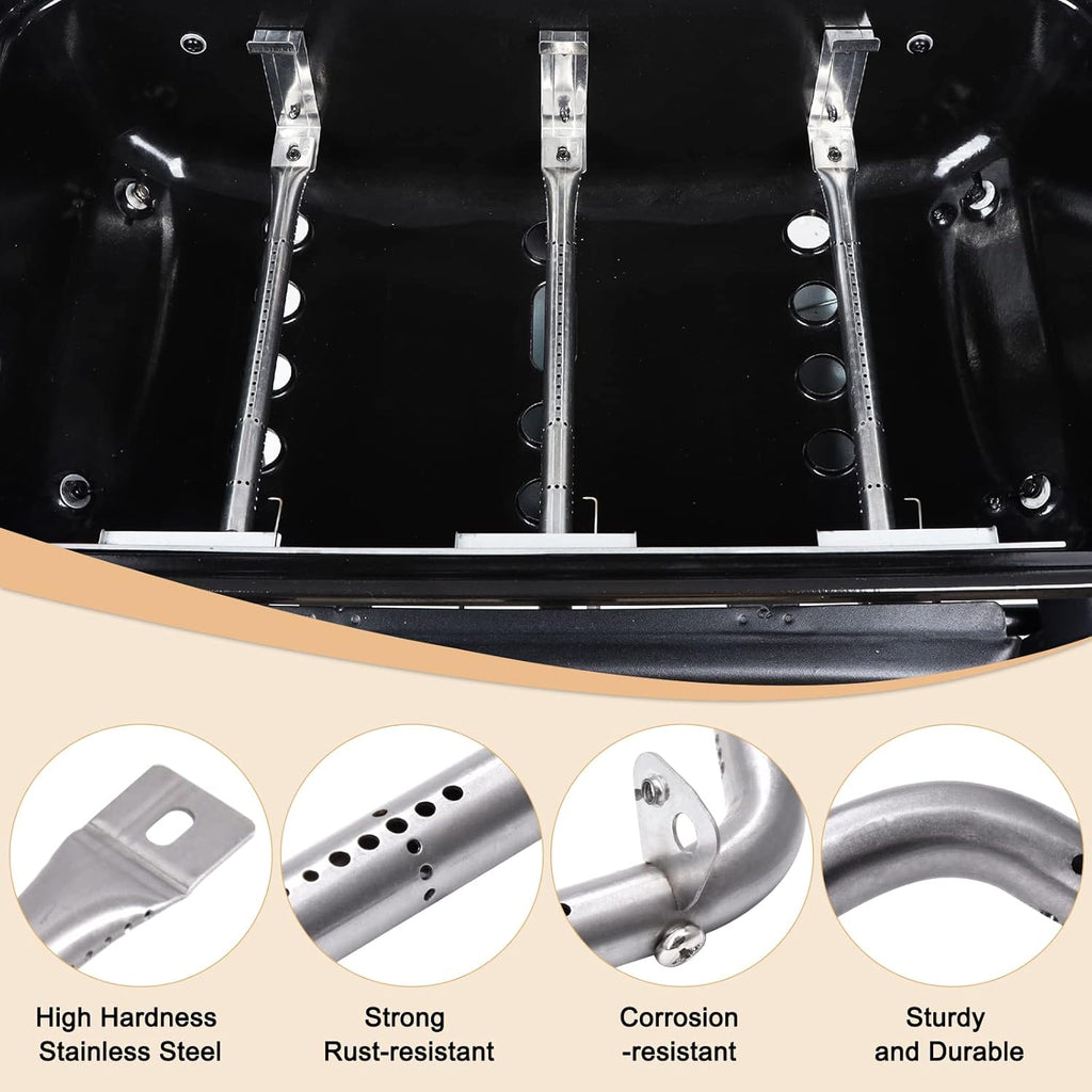 3-PACK Grill Heat Plates and Burner Tubes T134345