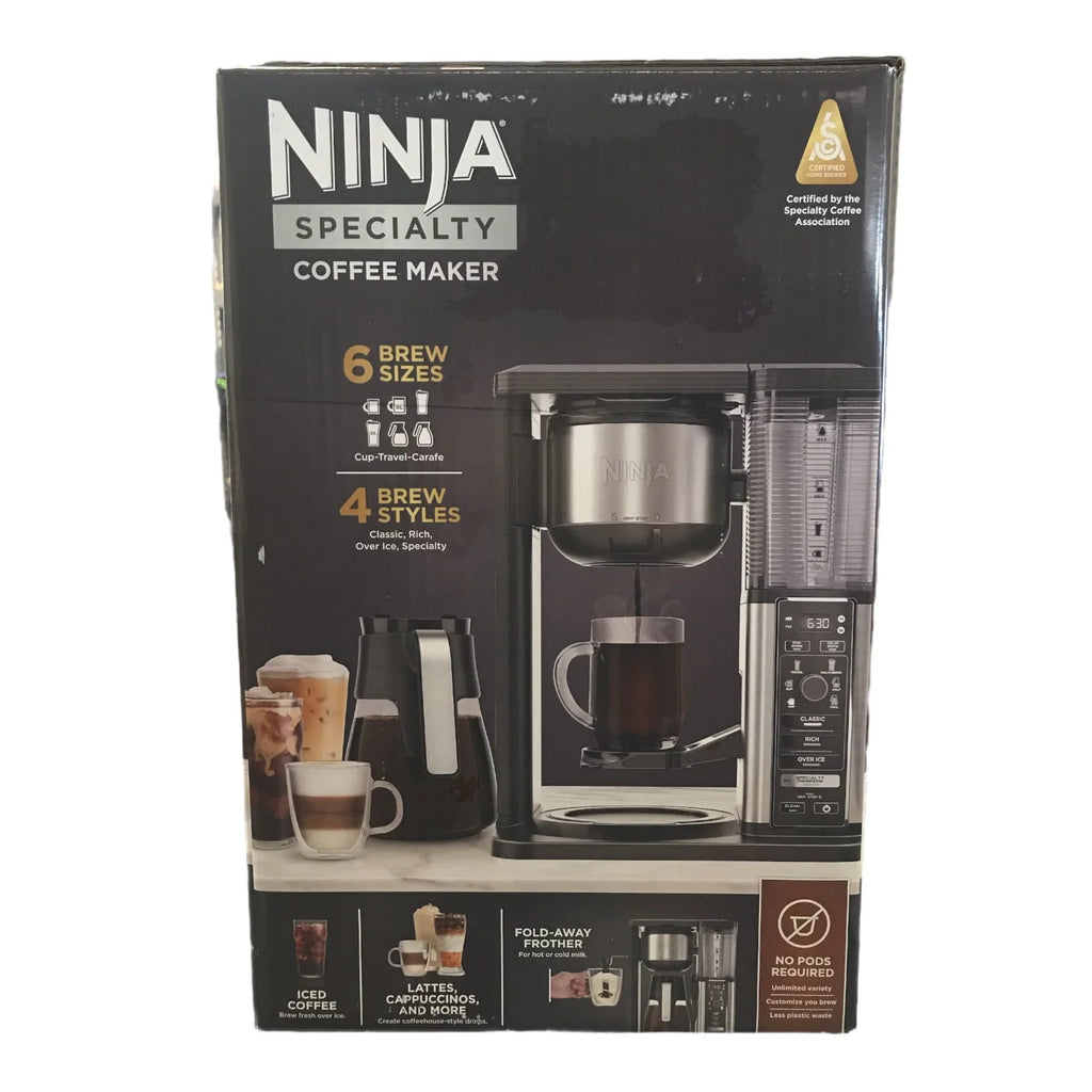 Black 10-Cup Coffee Maker with Glass Carafe U58119