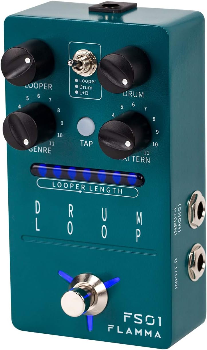Cabinet Simulator Stereo Guitar Pedal with 11 Built-in Effects F85980
