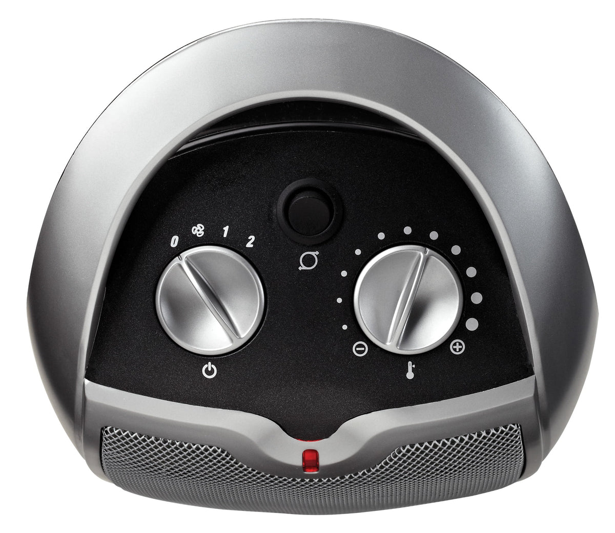 12" 1500W Oscillating Ceramic Tabletop Space Heater, Gray Q297