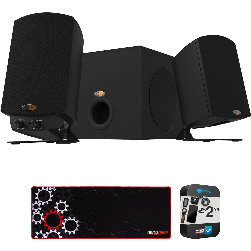 Black 2.1 Speaker System with Subwoofer W311