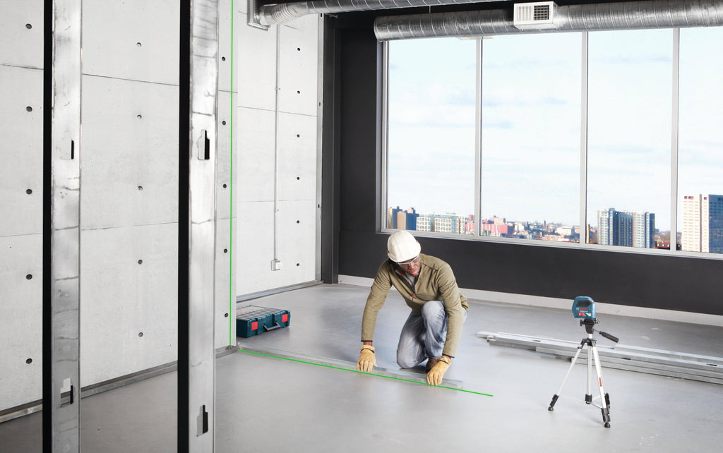 Green-Beam Self-Leveling Cross-Line Laser Y284