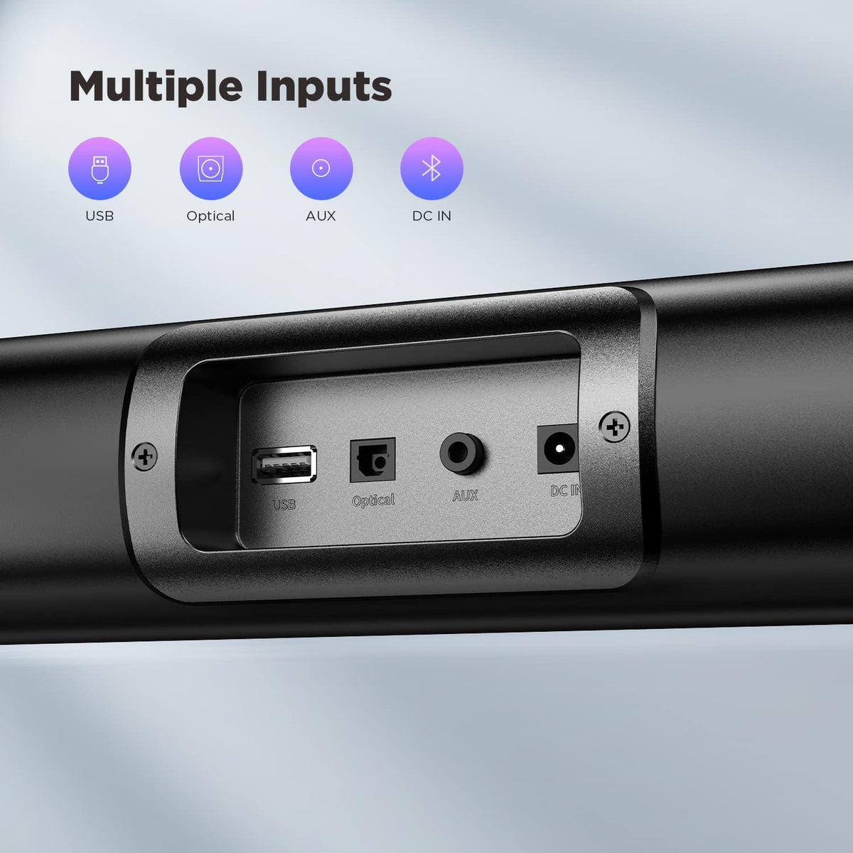 16-inch Portable Soundbar with Bluetooth D670417