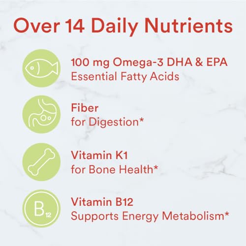 90 Count Kids Multivitamin Gummies with Fiber E966150