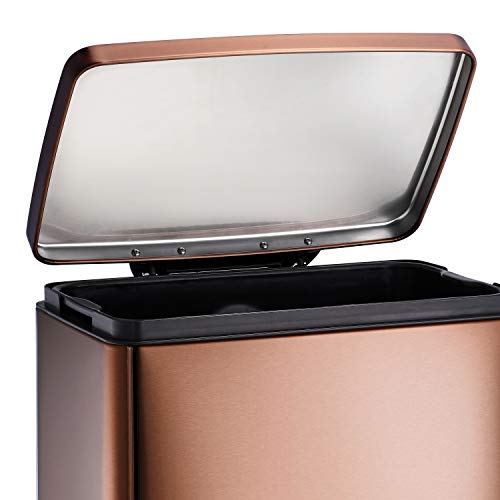 13 Gallon Stainless Steel Step Can O51276