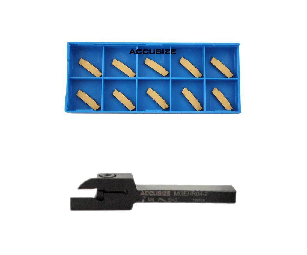1/4 x 3/8'' Cut-Off Holder with 10 Carbide Inserts Q7376