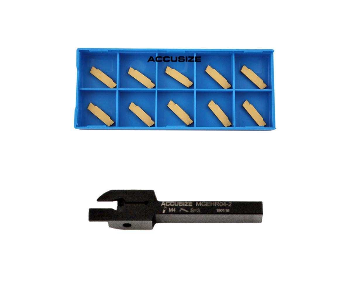 1/4 x 3/8'' Cut-Off Holder with 10 Carbide Inserts Q7376