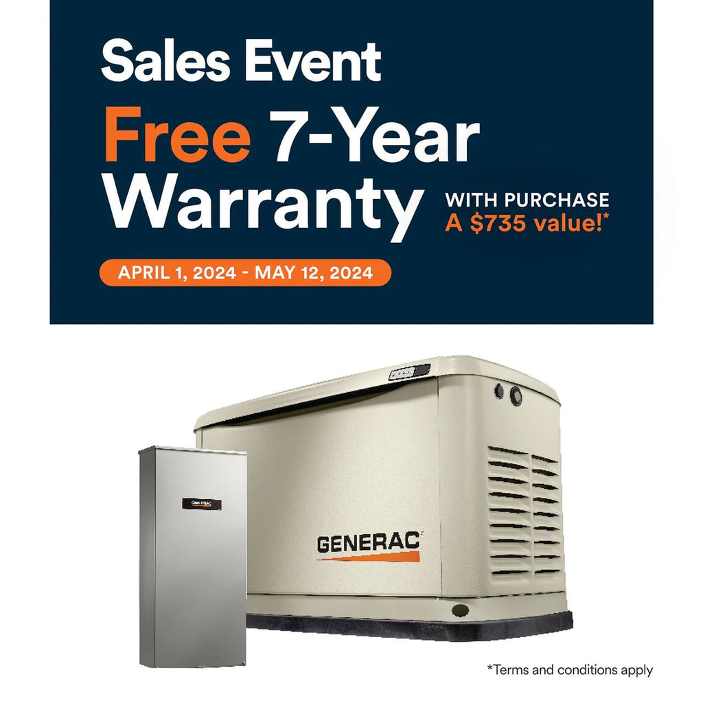 22 KW/19.5 KW Air Cooled Home Standby Generator with Wi-Fi with 200 Amp Transfer Switch Y585553