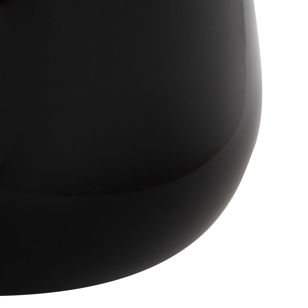 Black and Grey Glass Base Table C4391