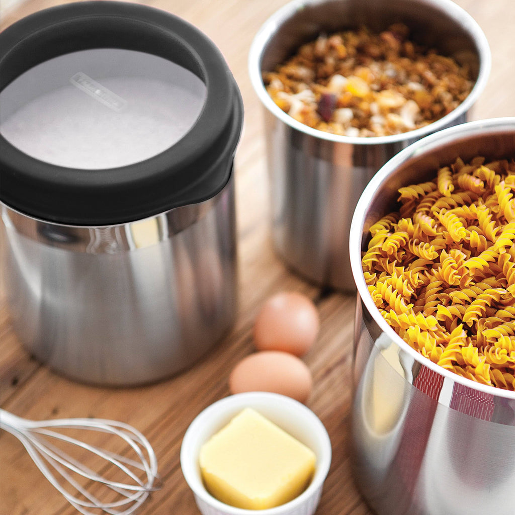 4 PC Stainless Steel Canister Set Z364810