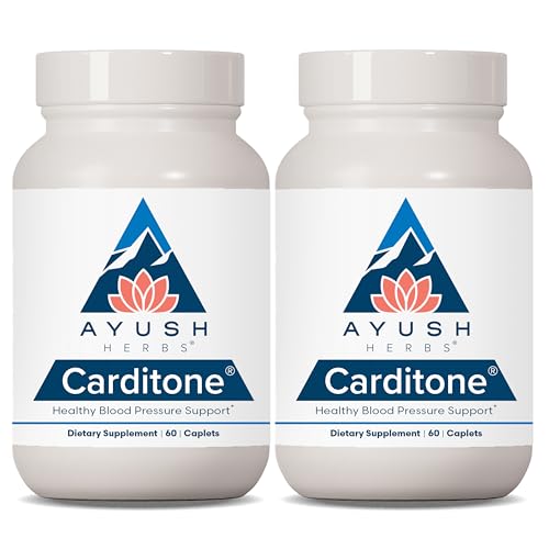 60 Vegetarian Caplets Heart Health Supplement with Rauwolfia, Arjuna, Calcium, Magnesium W377737