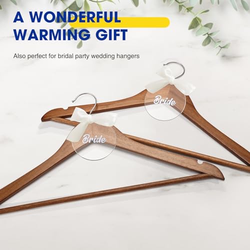 30-Pack Wooden Clothes Hangers with Rotatable Hook H177762