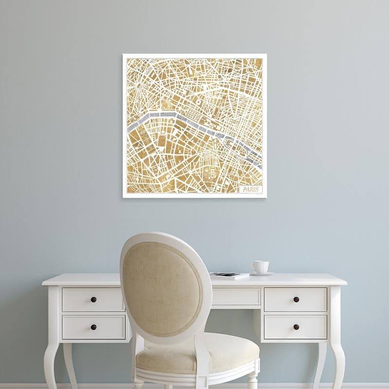 Canvas Art 36 x 36 Modern Black Frame Z34367