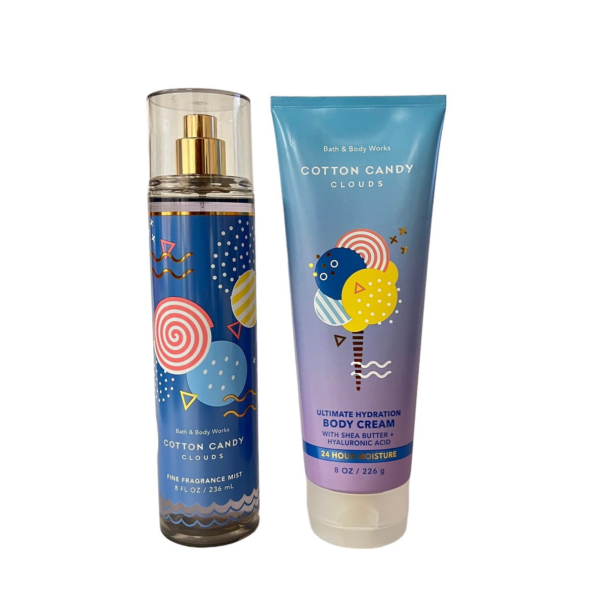 Cotton Candy Clouds Fragrance Mist & Body Cream Set 8 fl oz O7232