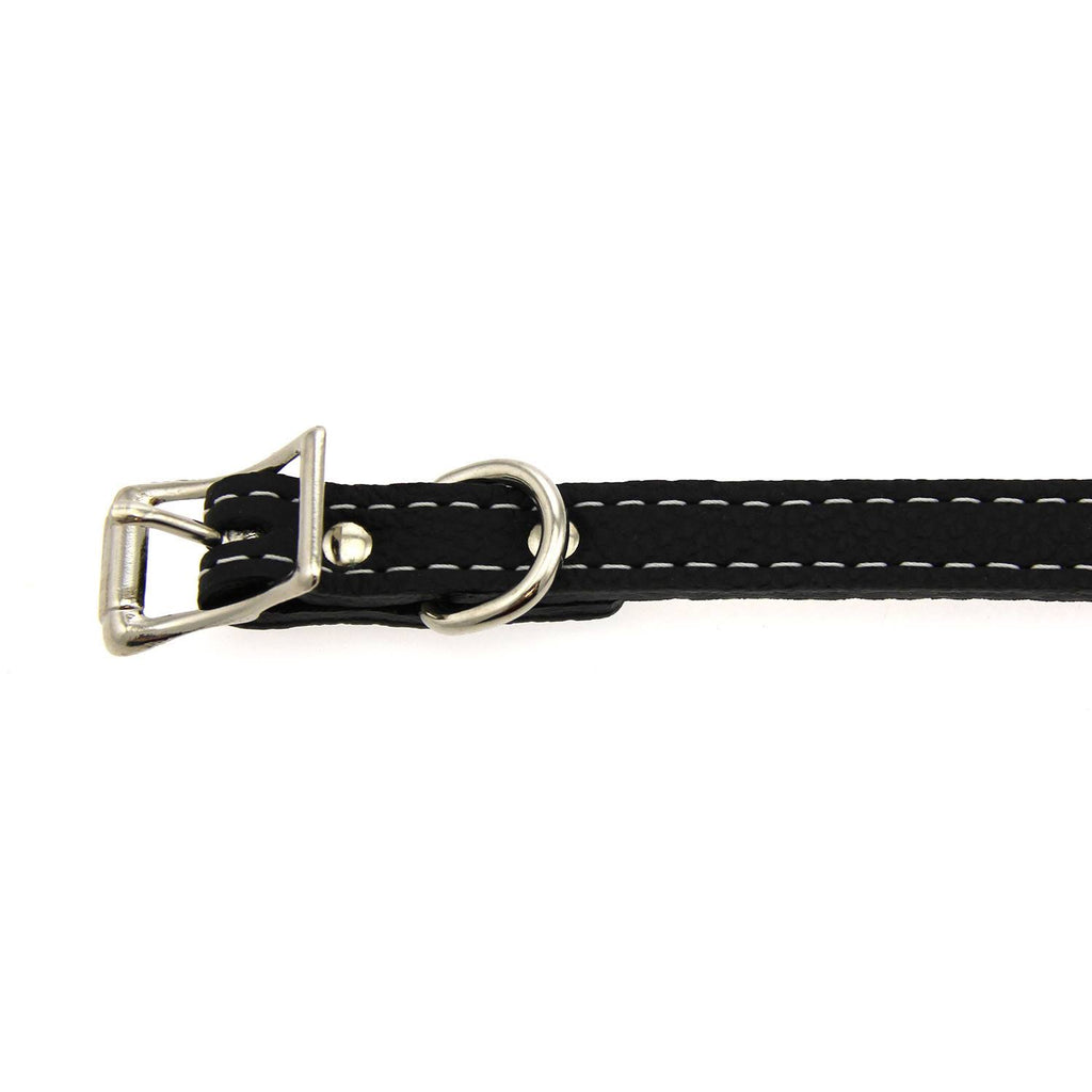 Black Leather Dog Collar I782237
