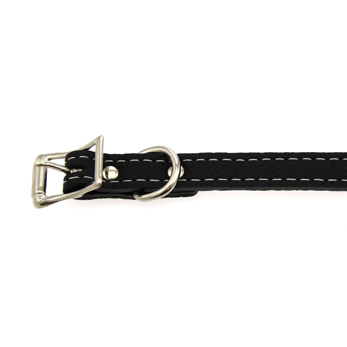 Black Leather Dog Collar I782237