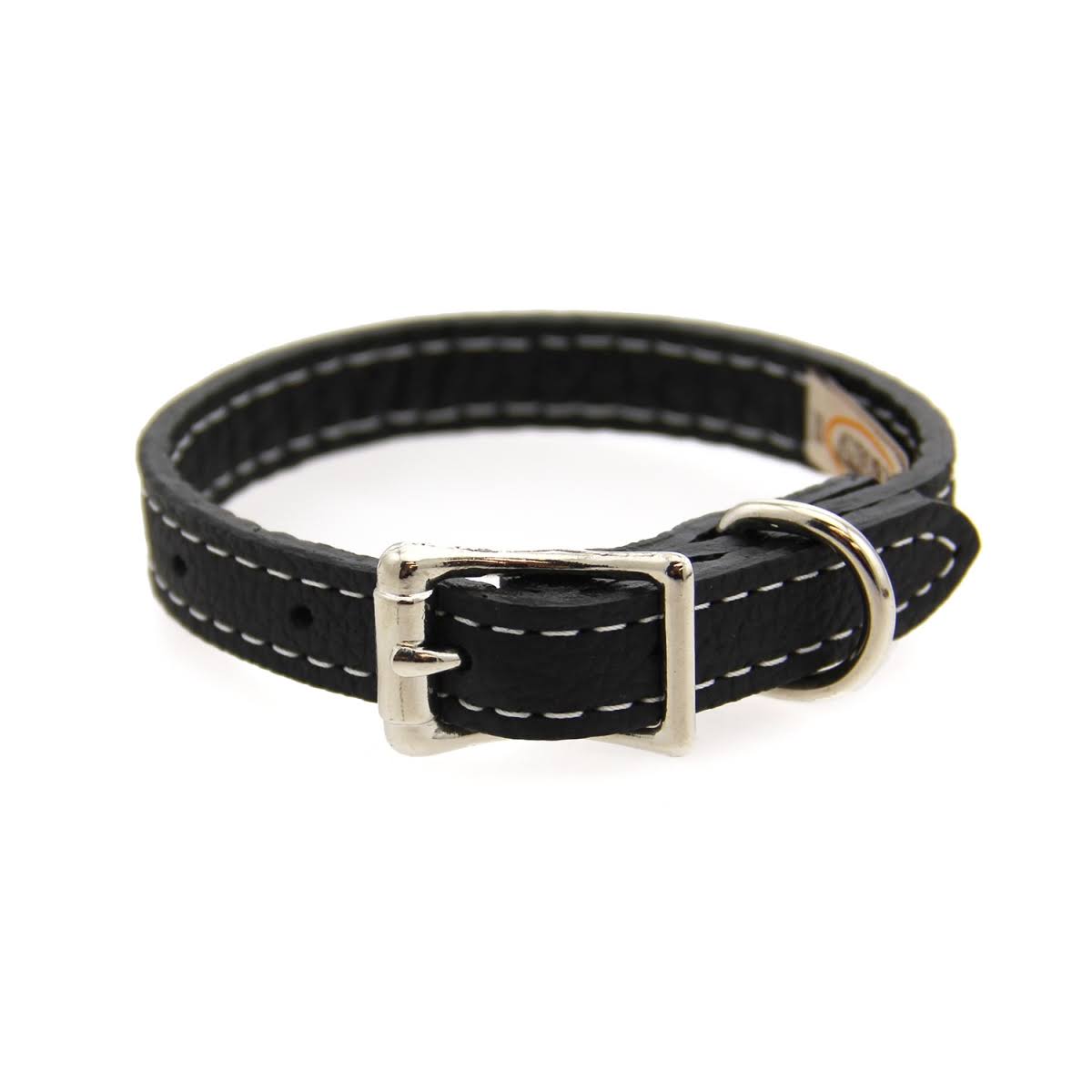 Black Leather Dog Collar I782237