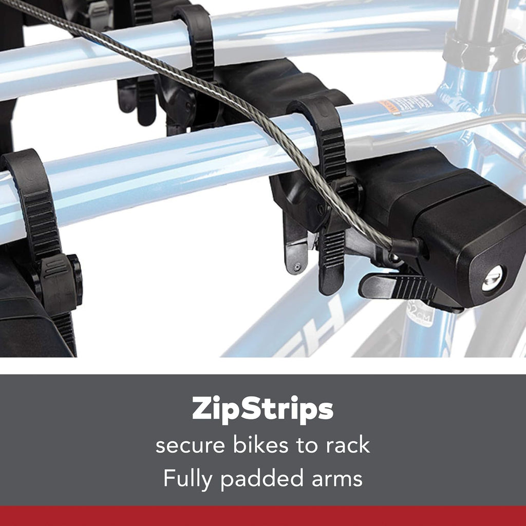 Hitch Mount Bike Rack, 4 Bike Capacity H442441