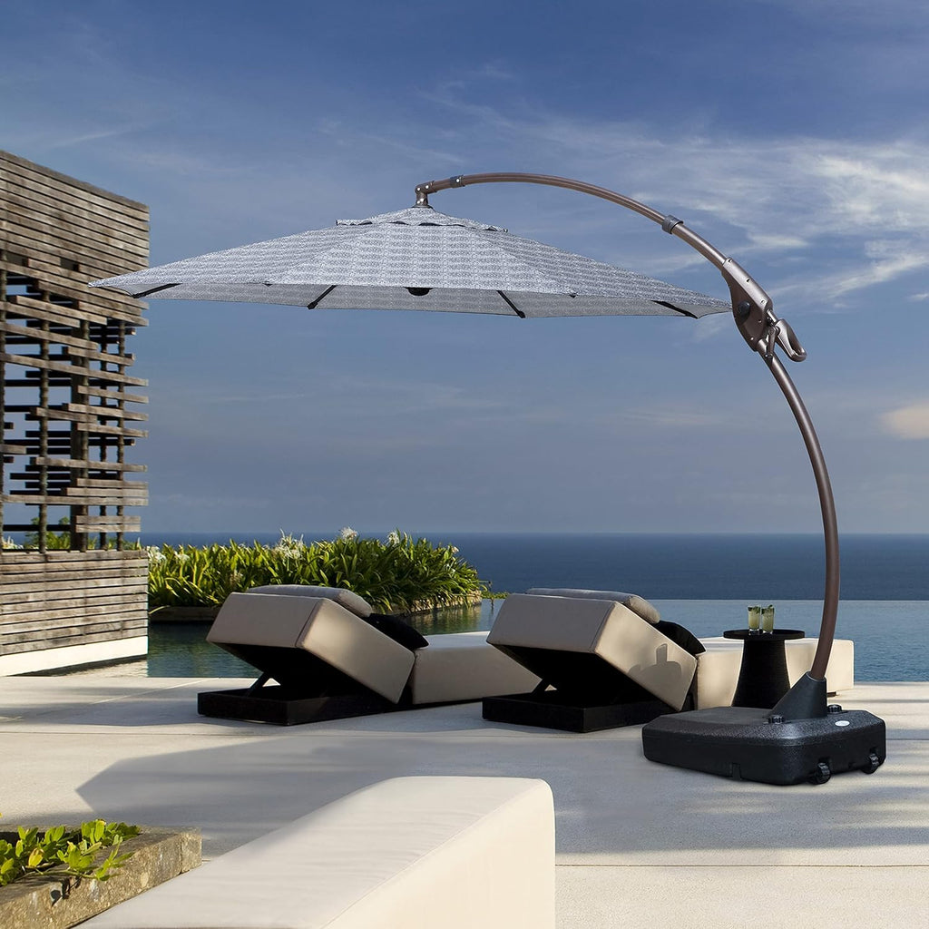 11 FT Aluminum Offset Cantilever Umbrella with Base X804