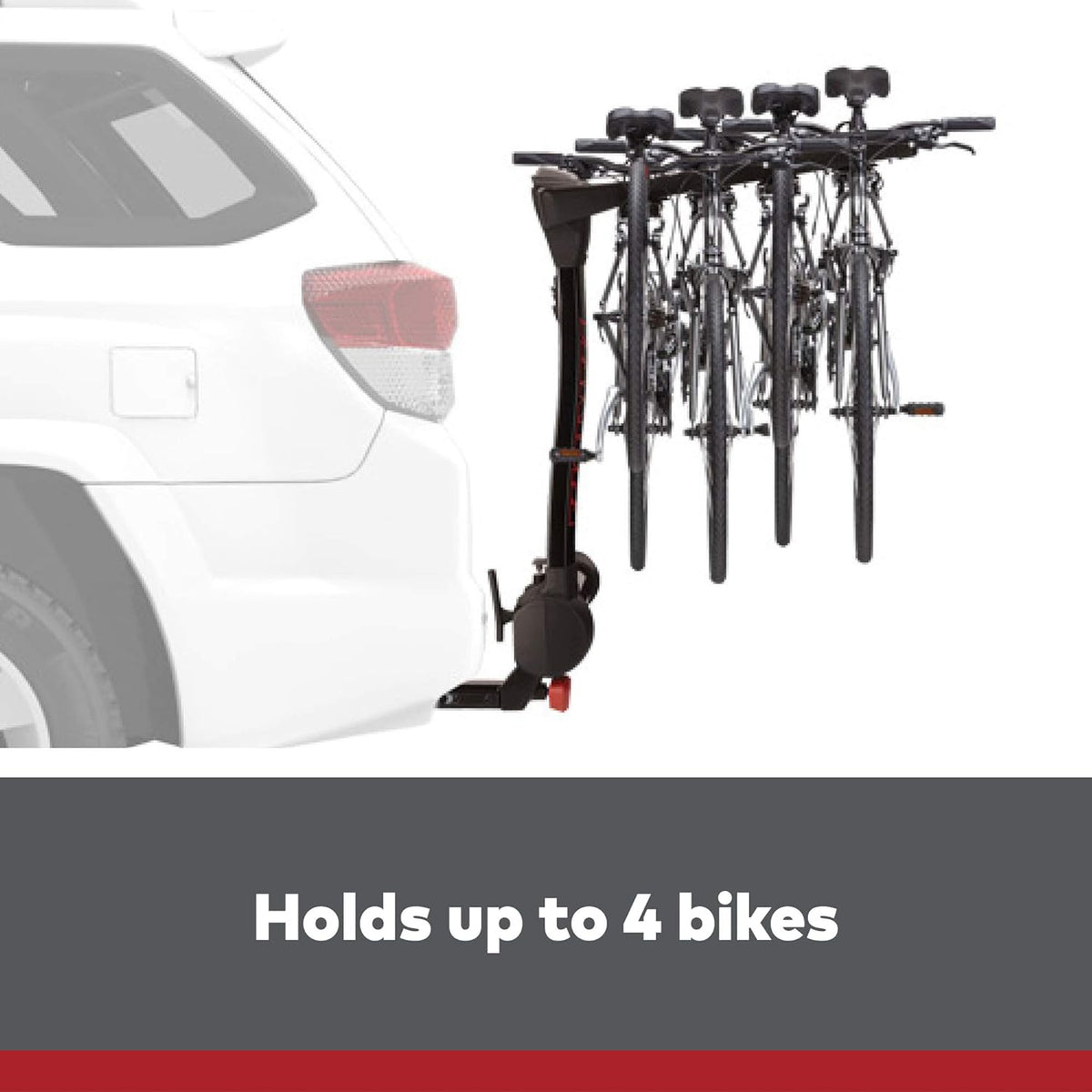 Hitch Mount Bike Rack, 4 Bike Capacity H442441