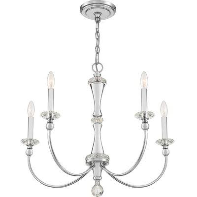 5 Light Candle Style Tiered Chandelier N3253