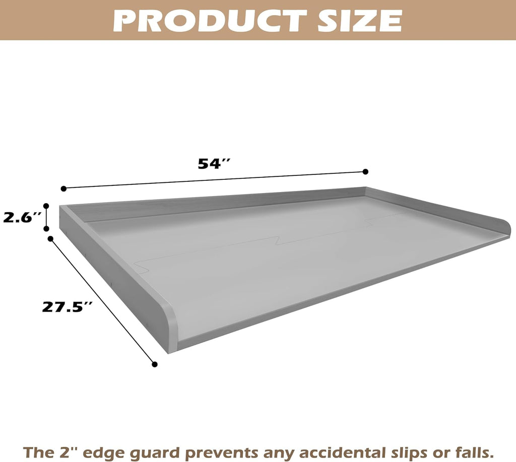 Gray Laundry Countertop Wood E983