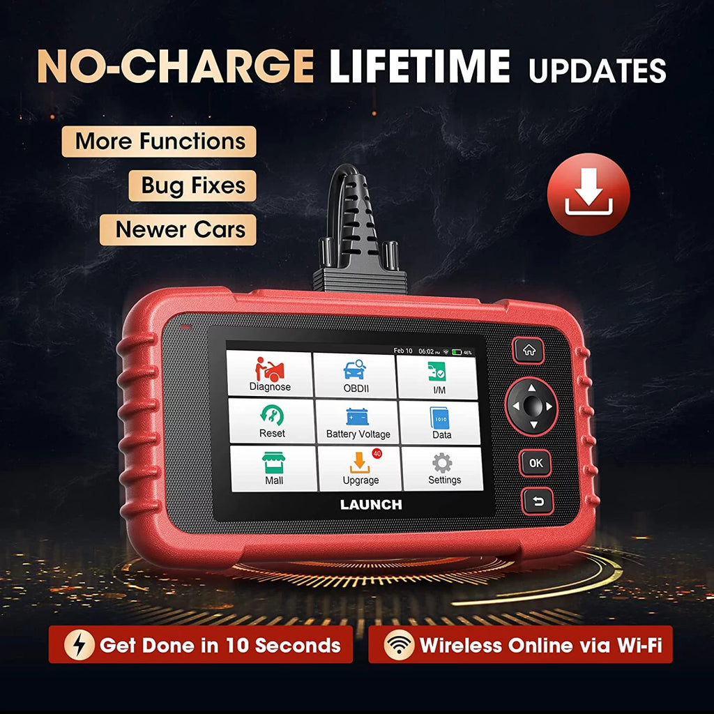 OBD2 Scanner ABS SRS Transmission Check Engine Light Code Reader 8 Reset L747241