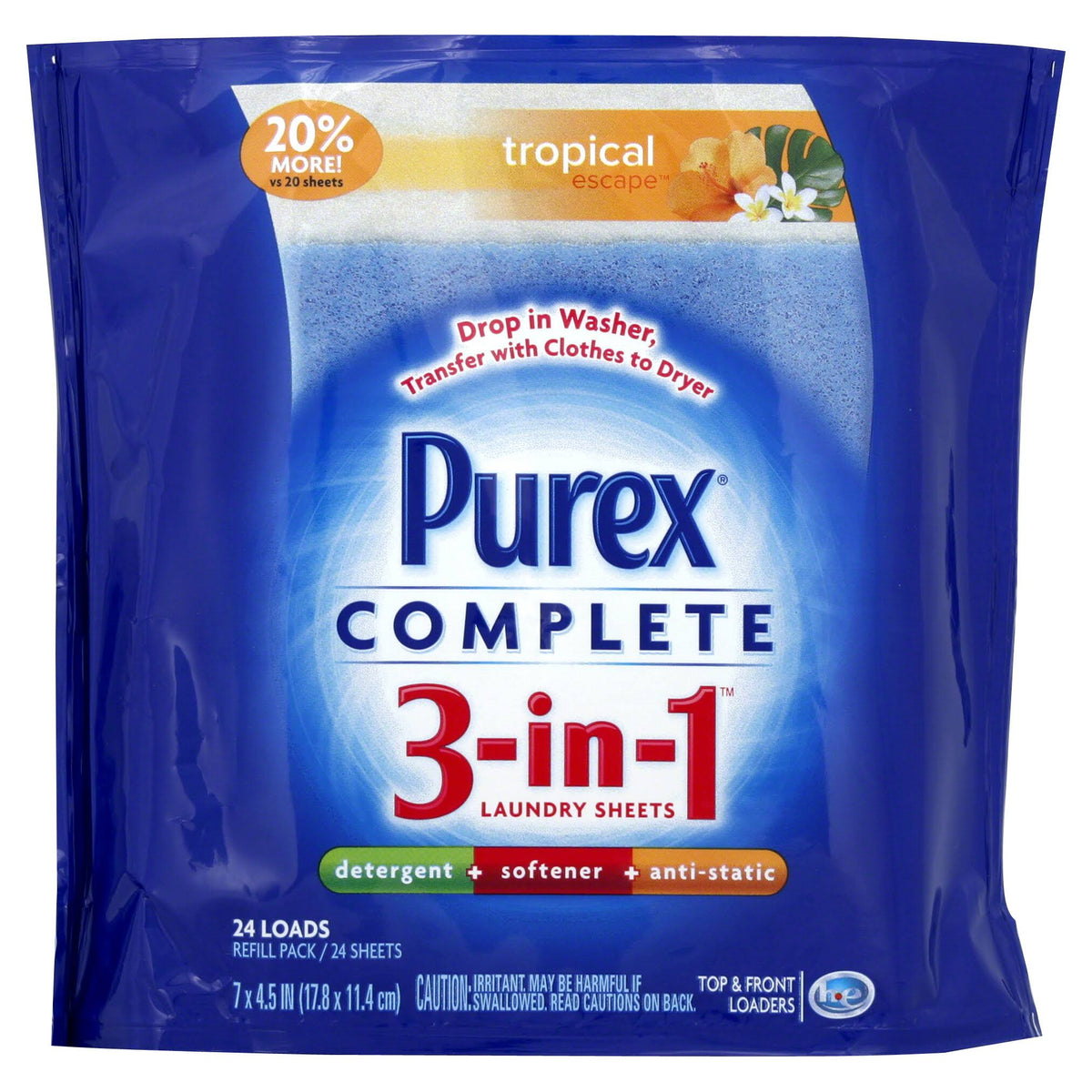 Laundry Sheets 3-in-1 24 sheets R802033