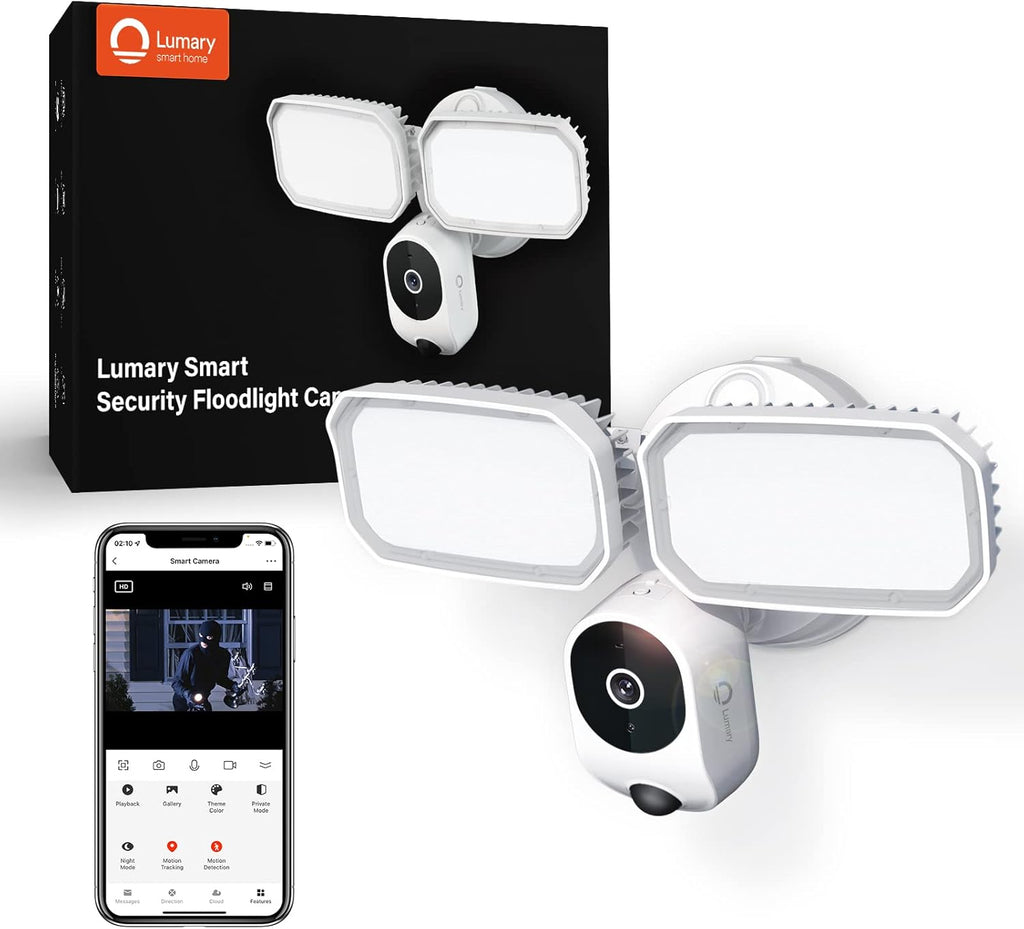 2K 3MP WiFi Security Flood Light Camera L912725