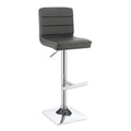 Grey Adjustable Bar Stools (Set of 2) Y5915