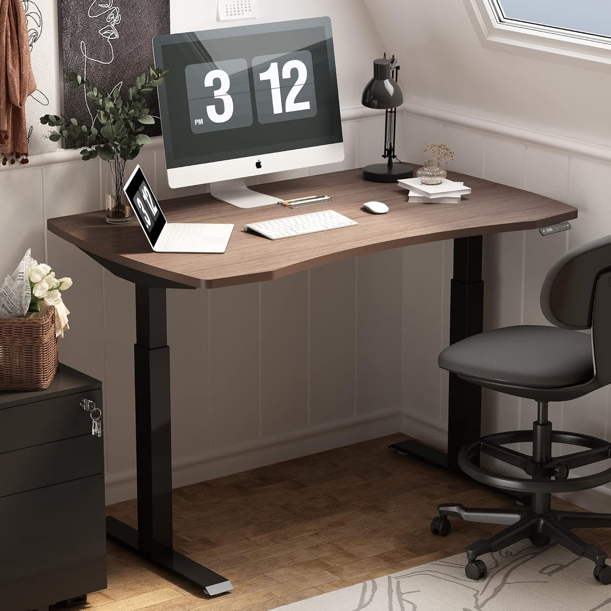 Electric Standing Desk with 4 Pre-Set Memory W56510