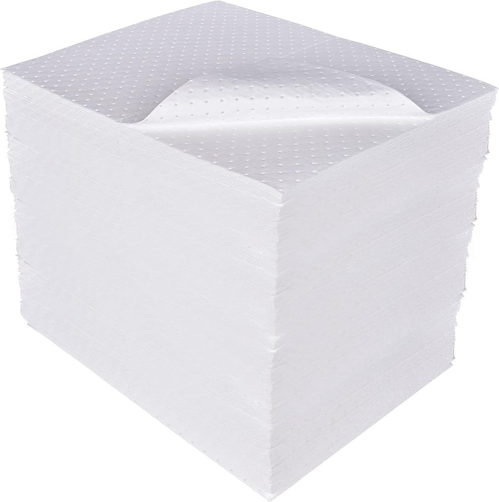 Heavy-weight Absorbent Pads, 15" x 20", White, 200pcs Pack of 2 H6261