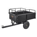 750 lbs 15 Cu. Ft Steel Utility Trailer with Removable Sides Q475