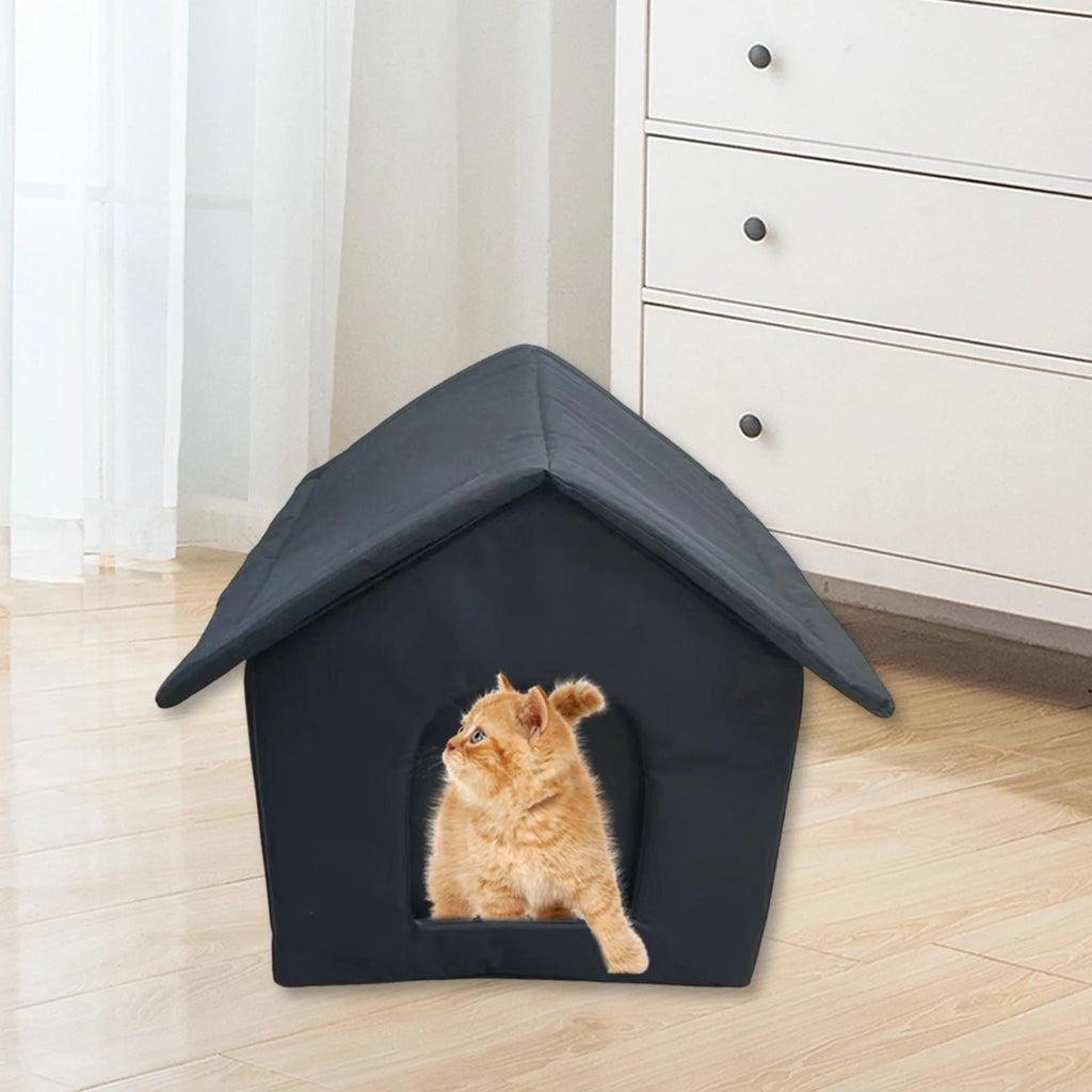 Waterproof Outdoor Cat House Tent Shelter for Winter 40cmx35cmx40cm V71037