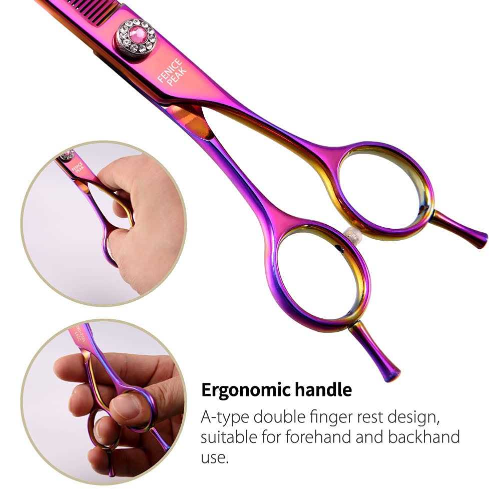 Curved Thinning Shears 7.0” 440C Steel V686