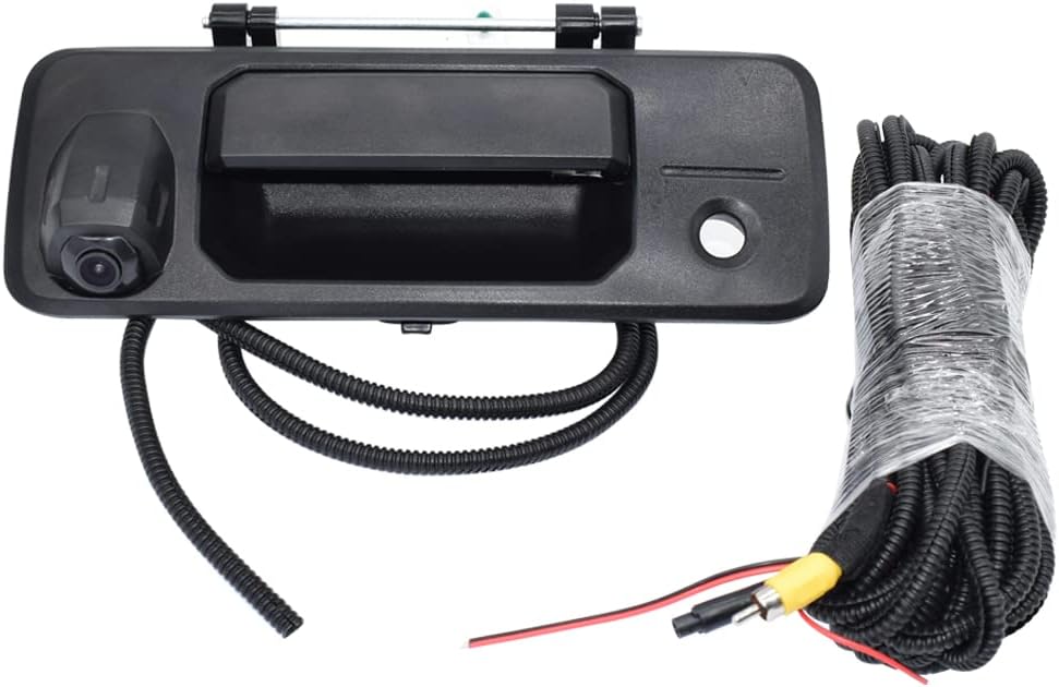 Black Tailgate Backup Camera Reverse Handle Rear View Cameras Q636